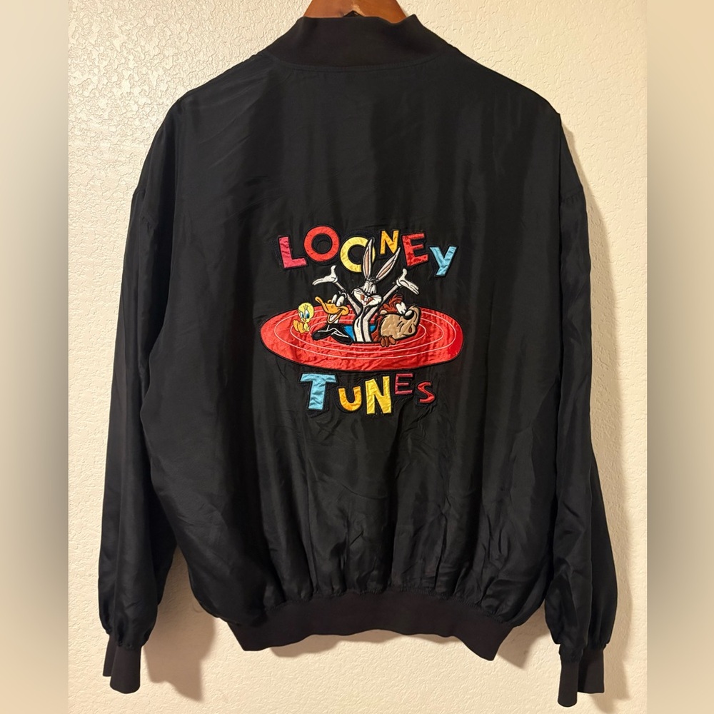 Vintage 90s Looney Tunes Bomber Jacket